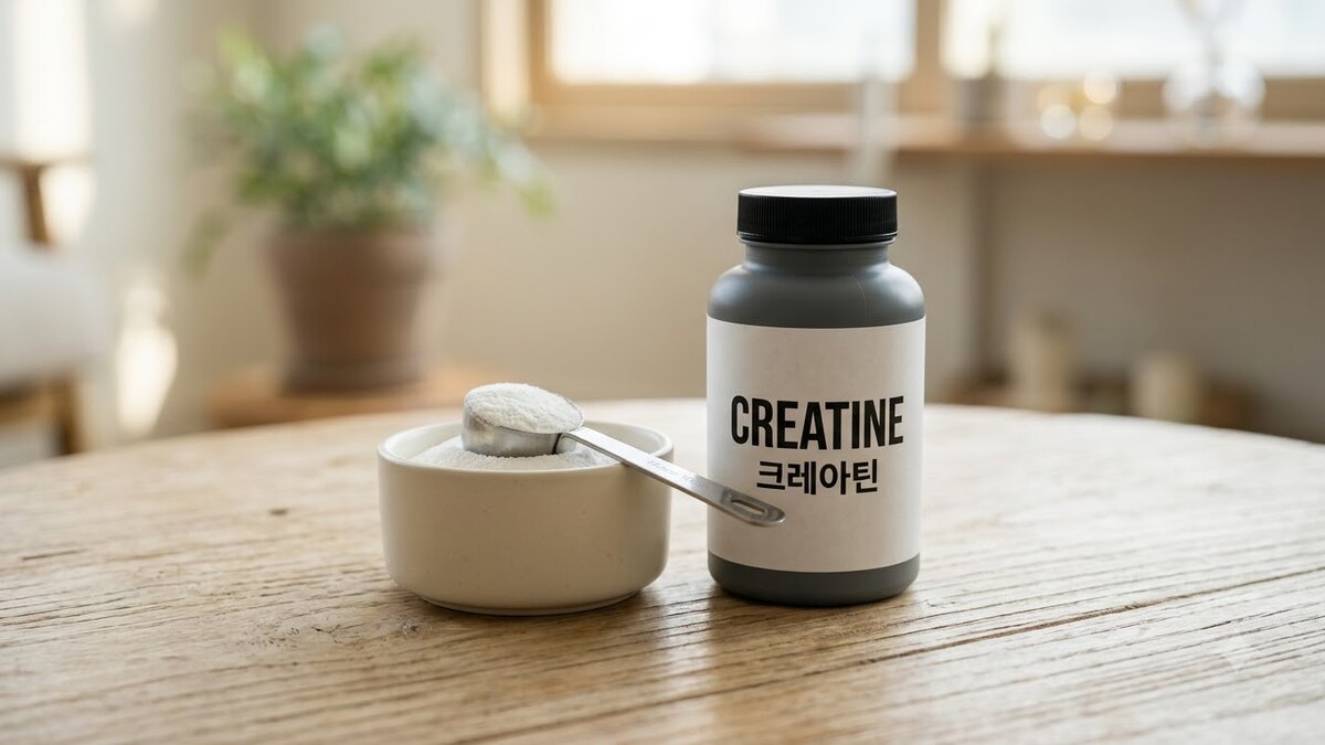 크레아틴 제품 라벨