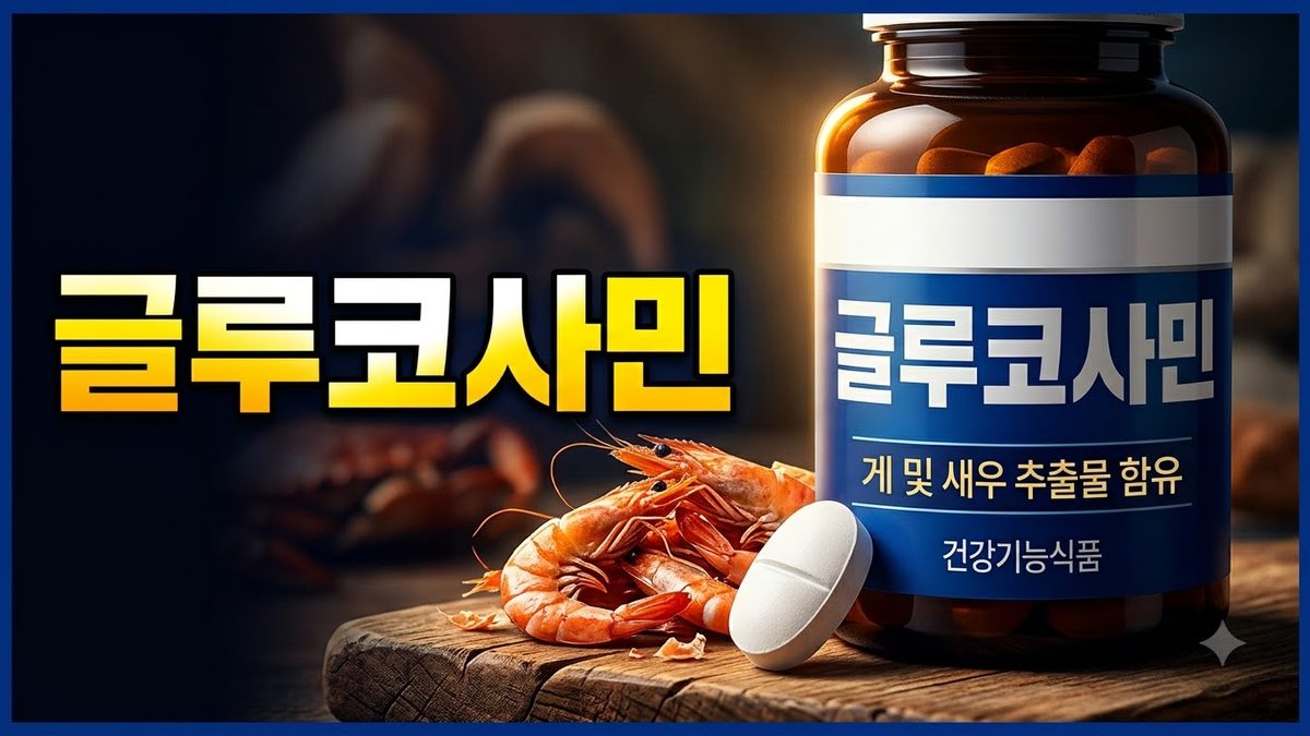 글루코사민 제품 라벨
