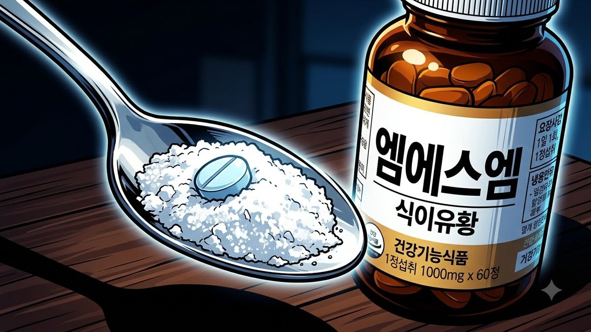 엠에스엠(MSM) 제품 라벨