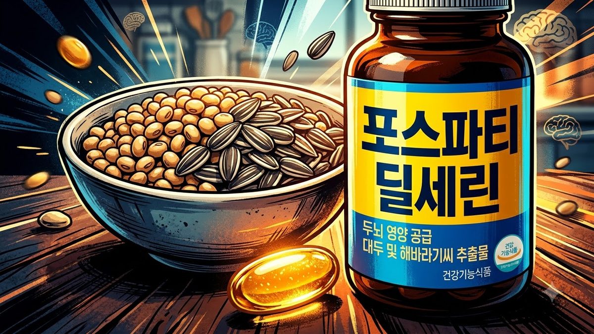 포스파티딜세린 제품 라벨