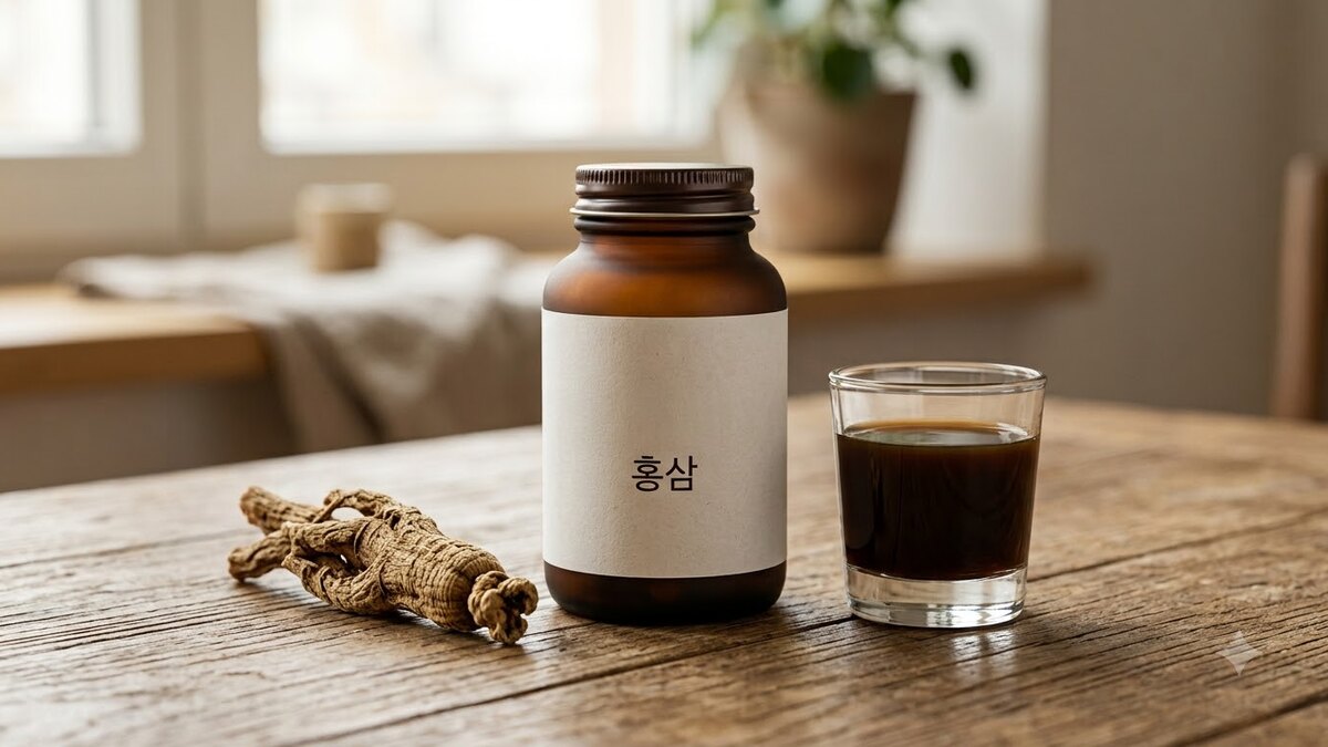 홍삼 원료
