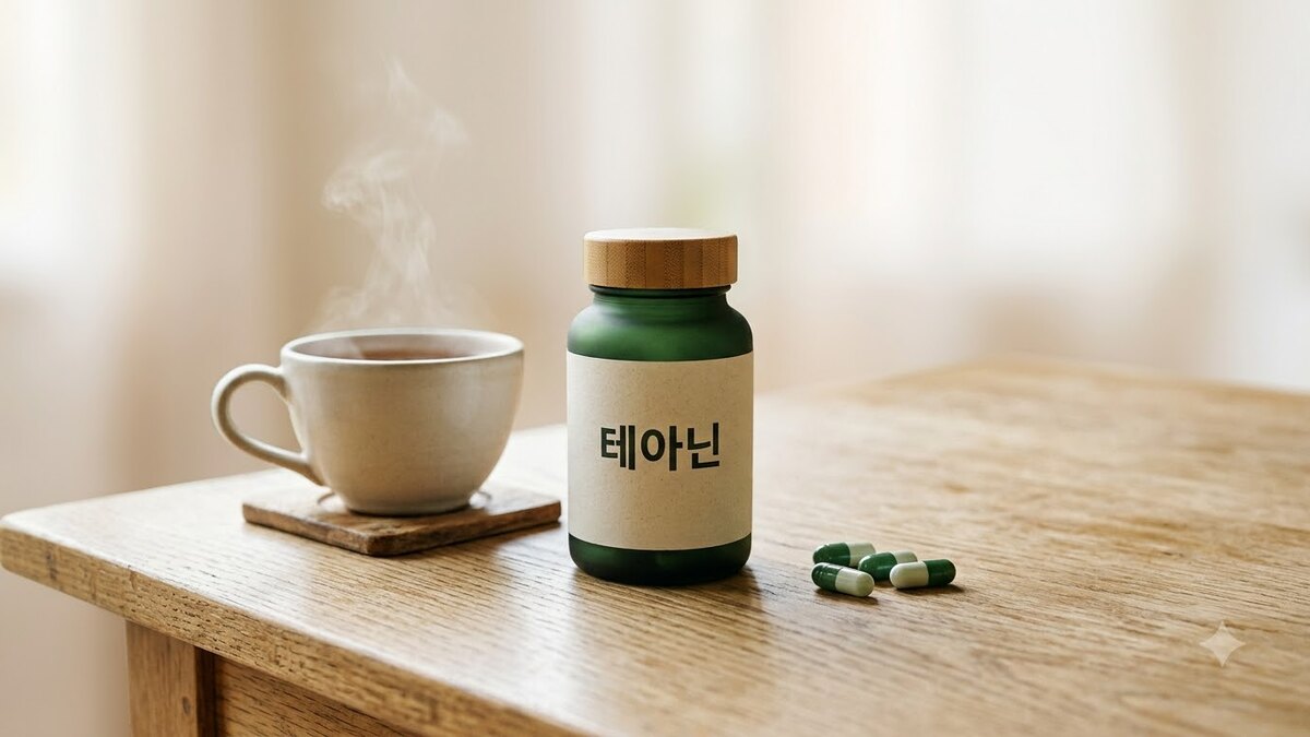테아닌 효능 — 수면·긴장 완화와 카페인 조합 비율