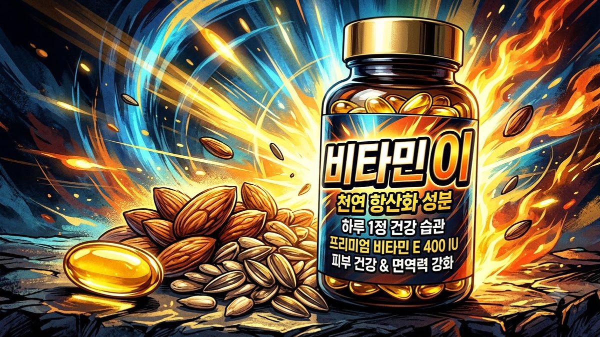 비타민 E 제품 라벨