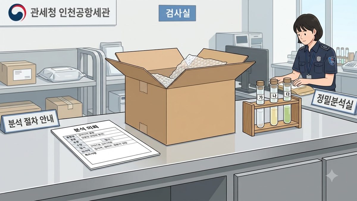 세관 분석의뢰