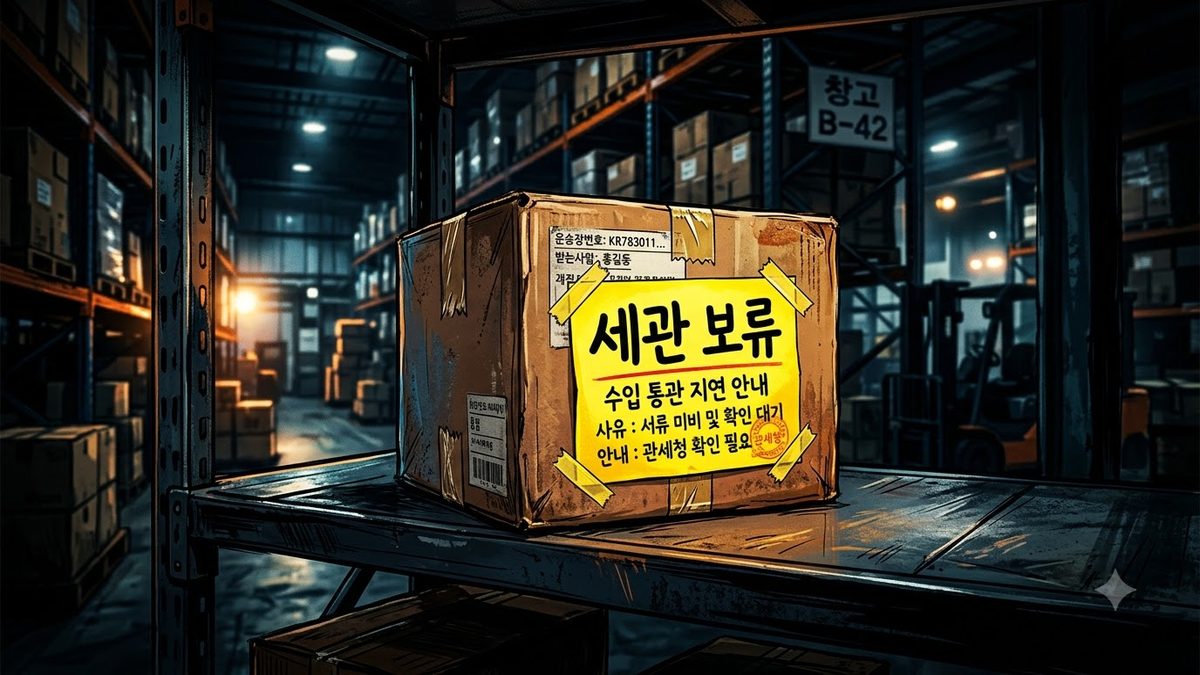 통관보류 통지