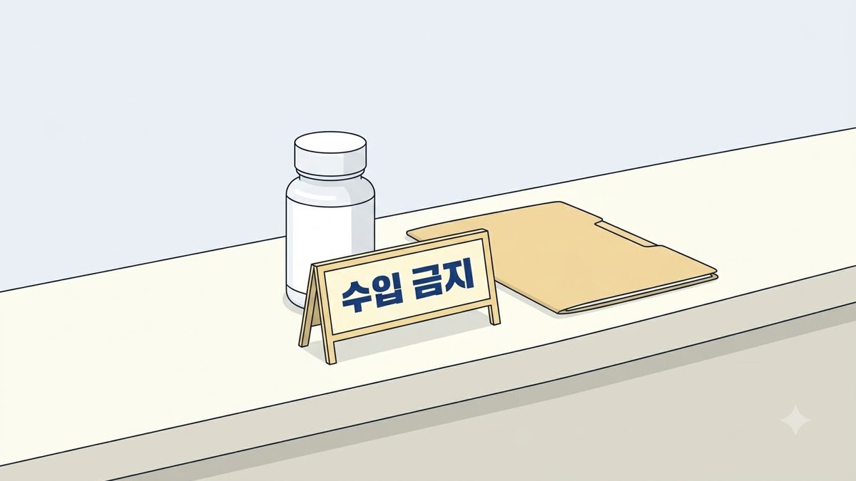 멜라토닌 해외직구는 왜 막히나 — 반입차단 지정 사유