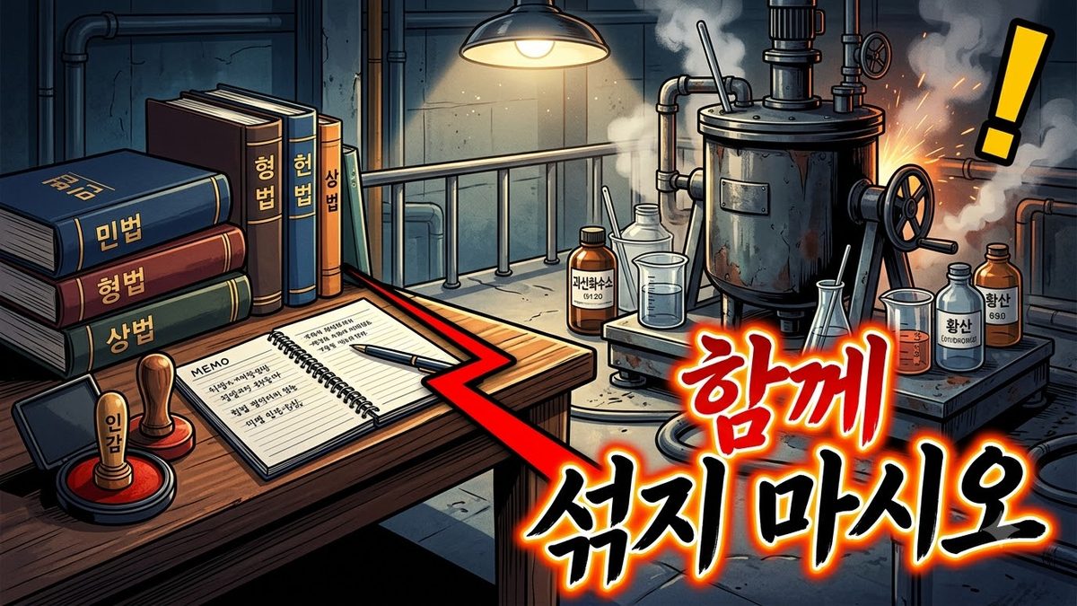 고시가 제조 단계에서 못 박은 것들 — 원료·용매·조합 관련 이미지