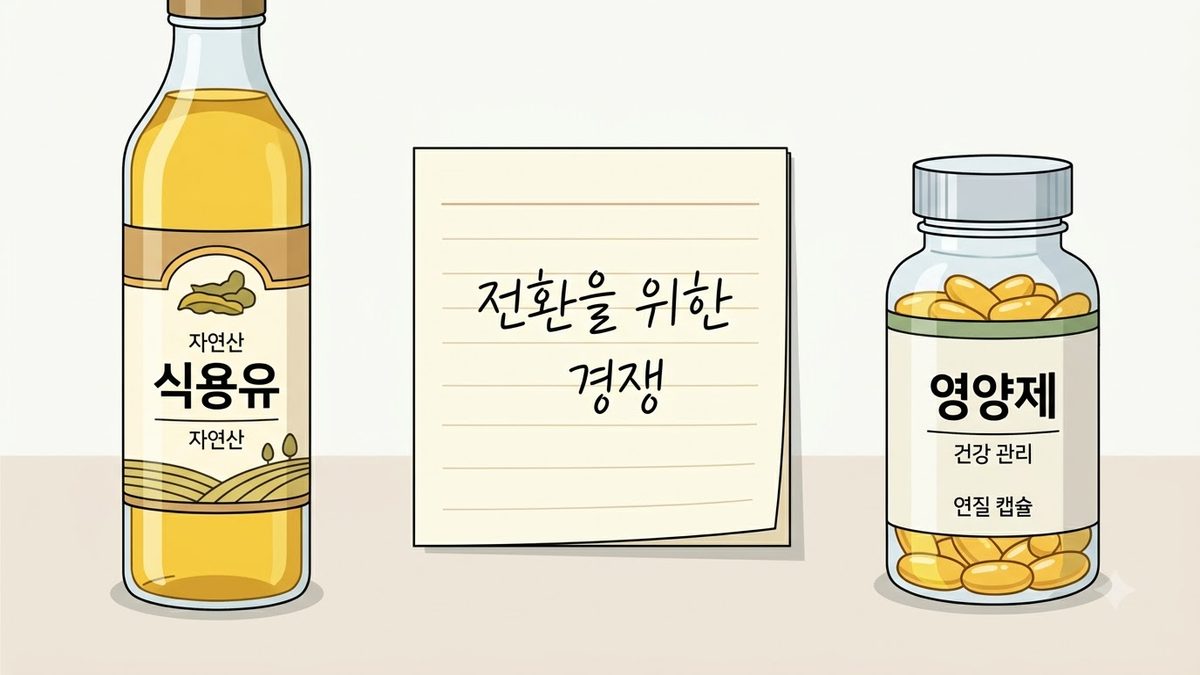 오메가3를 먹는데 식용유는 상관없나 — 전환을 두고 겨루는 두 지방산 관련 이미지