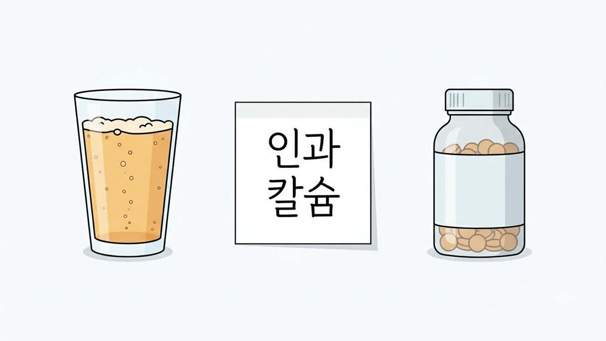 콜라를 자주 마시면 칼슘이 빠져나가나 — 인과 칼슘 관련 이미지