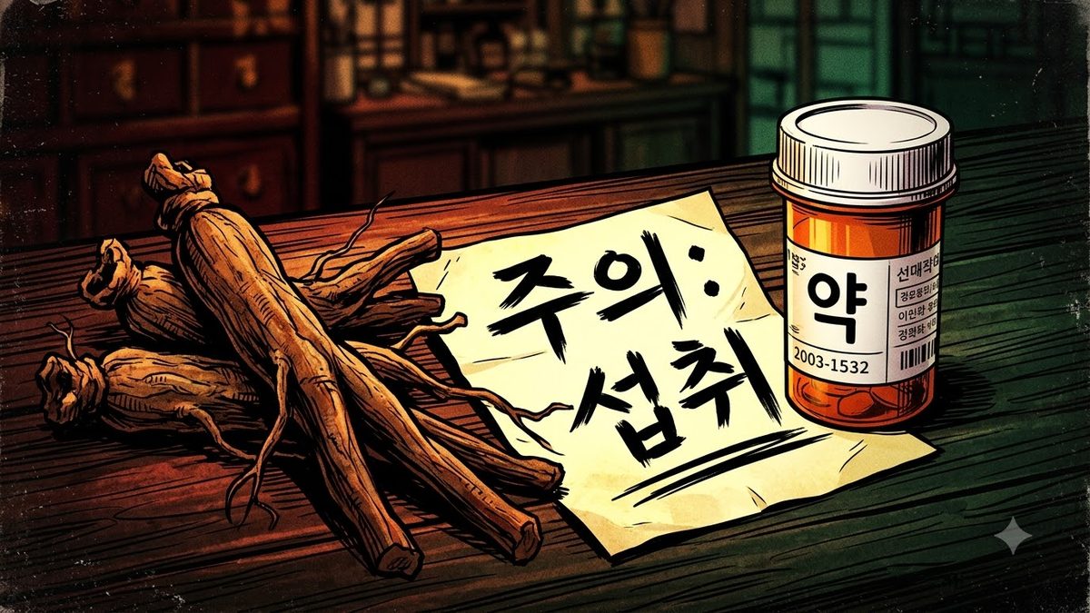 홍삼을 혈액 관련 약과 같이 먹어도 되나 관련 이미지