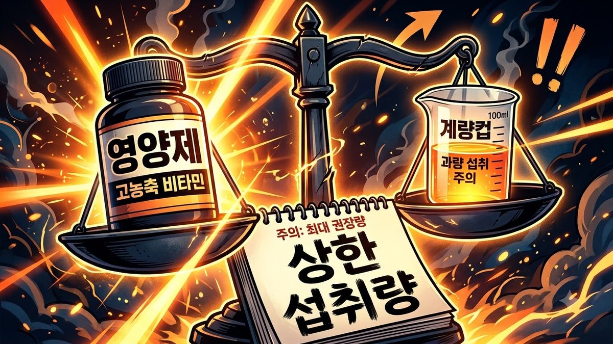 상한섭취량이 정해진 원료 관련 이미지