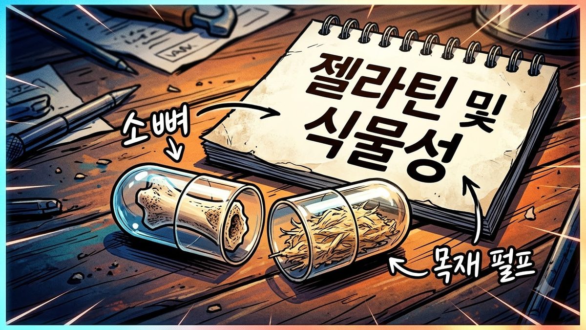 캡슐 껍질은 무엇으로 만드나 관련 이미지