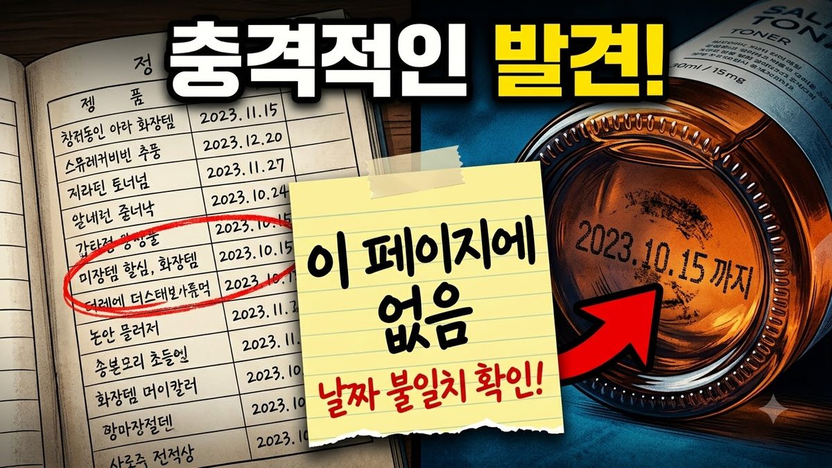 유통기한은 라벨 페이지에 없다 — 보관 표기는 있다 관련 이미지