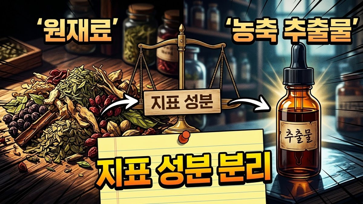 추출물 라벨이 지표성분을 밝히는 경우는 드물다 관련 이미지