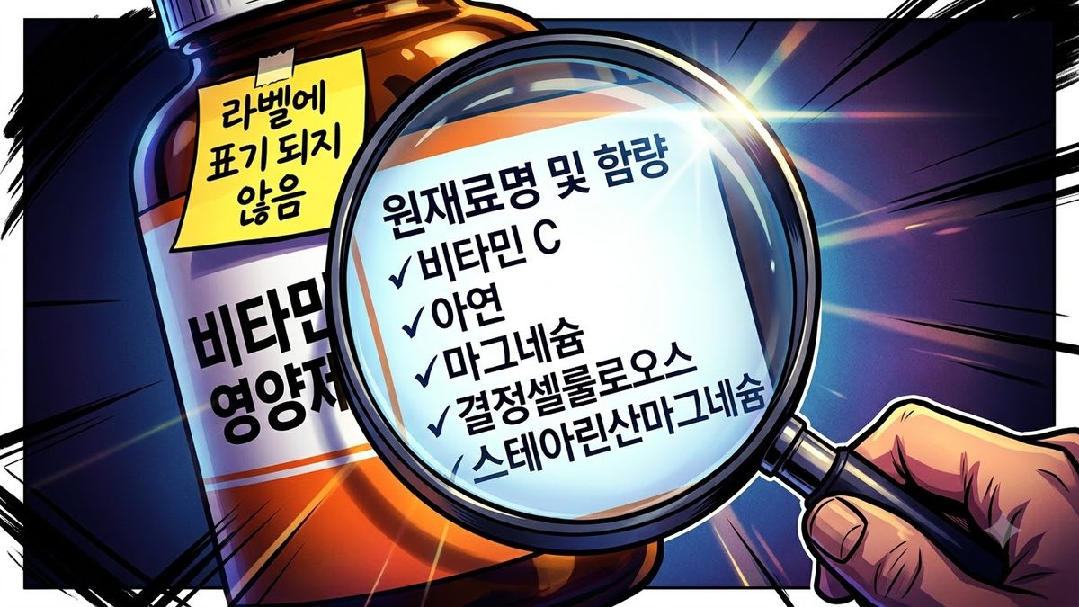 라벨을 봐도 한국 기준에 맞는지 알 수 없는 성분들 관련 이미지