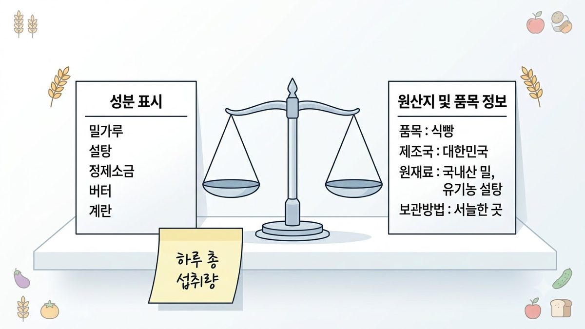 라벨대로 먹으면 한국 기준을 넘나 — 하루 총량을 계산하는 순서 관련 이미지