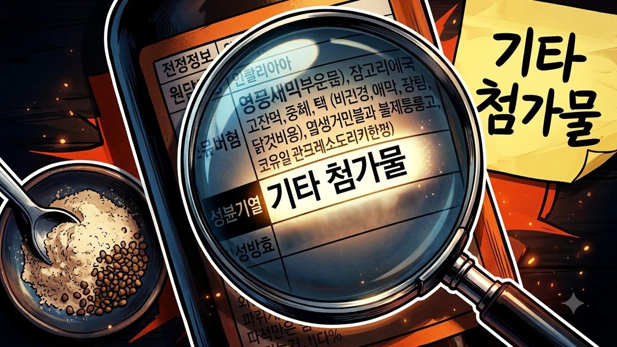 Other Ingredients 줄에 무엇이 적히나 관련 이미지