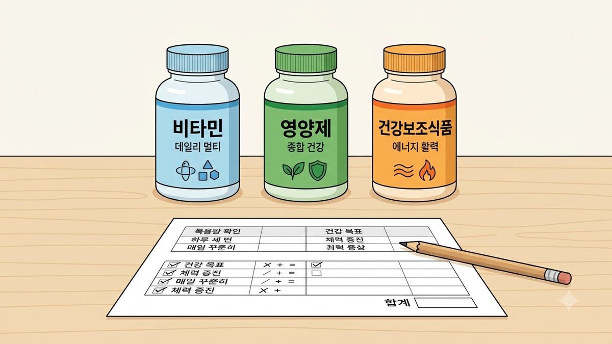여러 제품을 같이 먹을 때 합계를 세는 법 — 세면 안 되는 것부터 관련 이미지