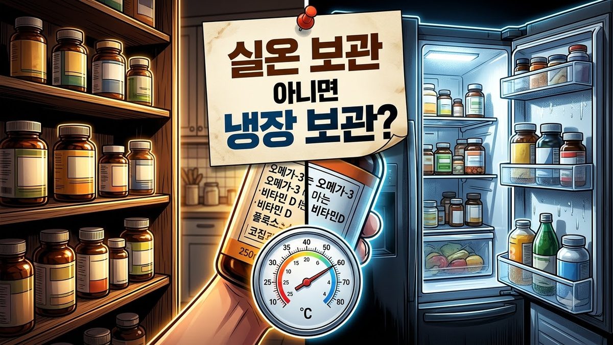 라벨의 보관 조건 문구 관련 이미지