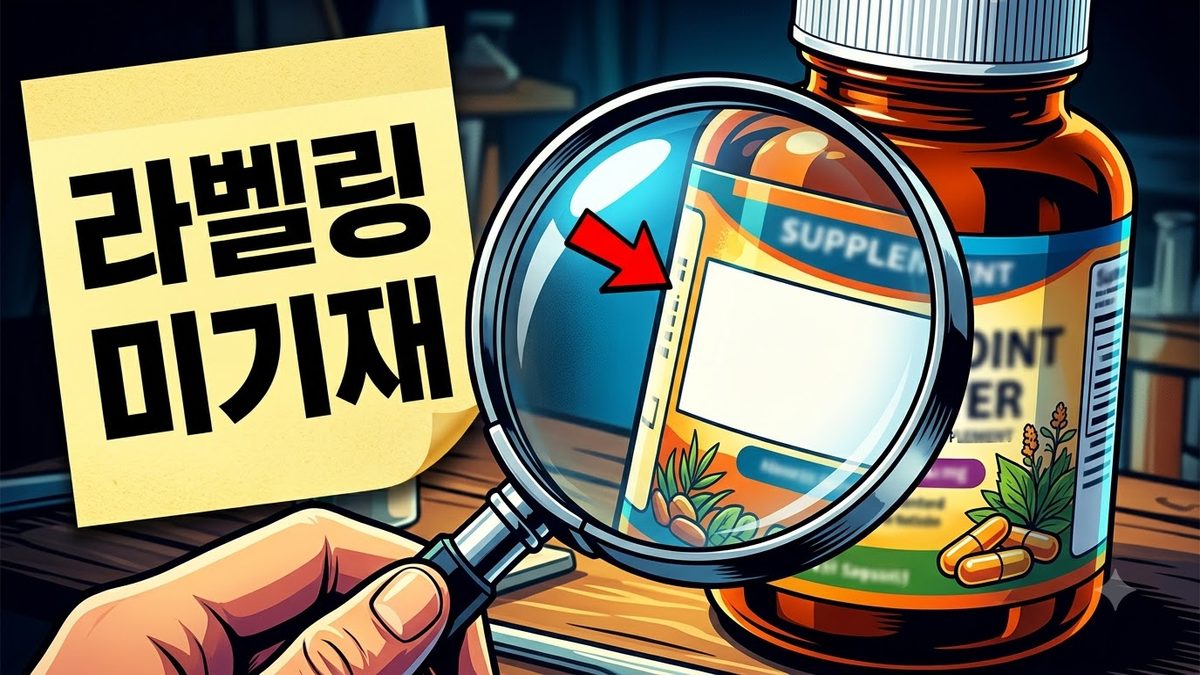 라벨에서 제3자 인증 표기를 찾아봤다 — 0건이었다 관련 이미지