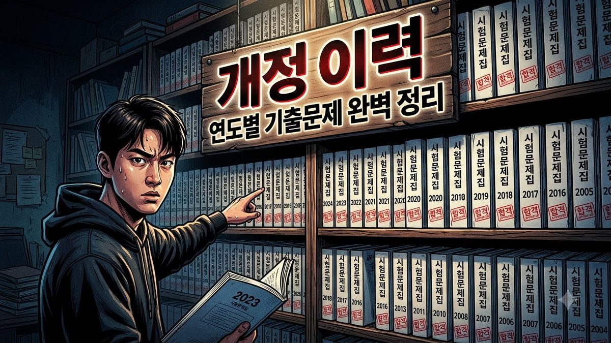고시 개정 이력