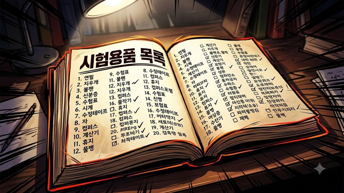 고시 원료 목록