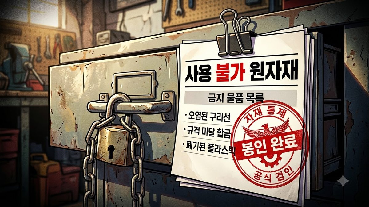 사용할 수 없는 원료