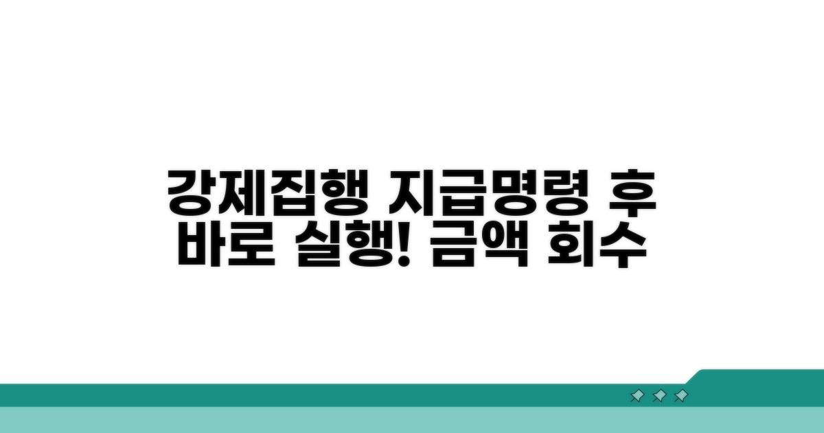 지급명령 확정 후 강제집행 절차