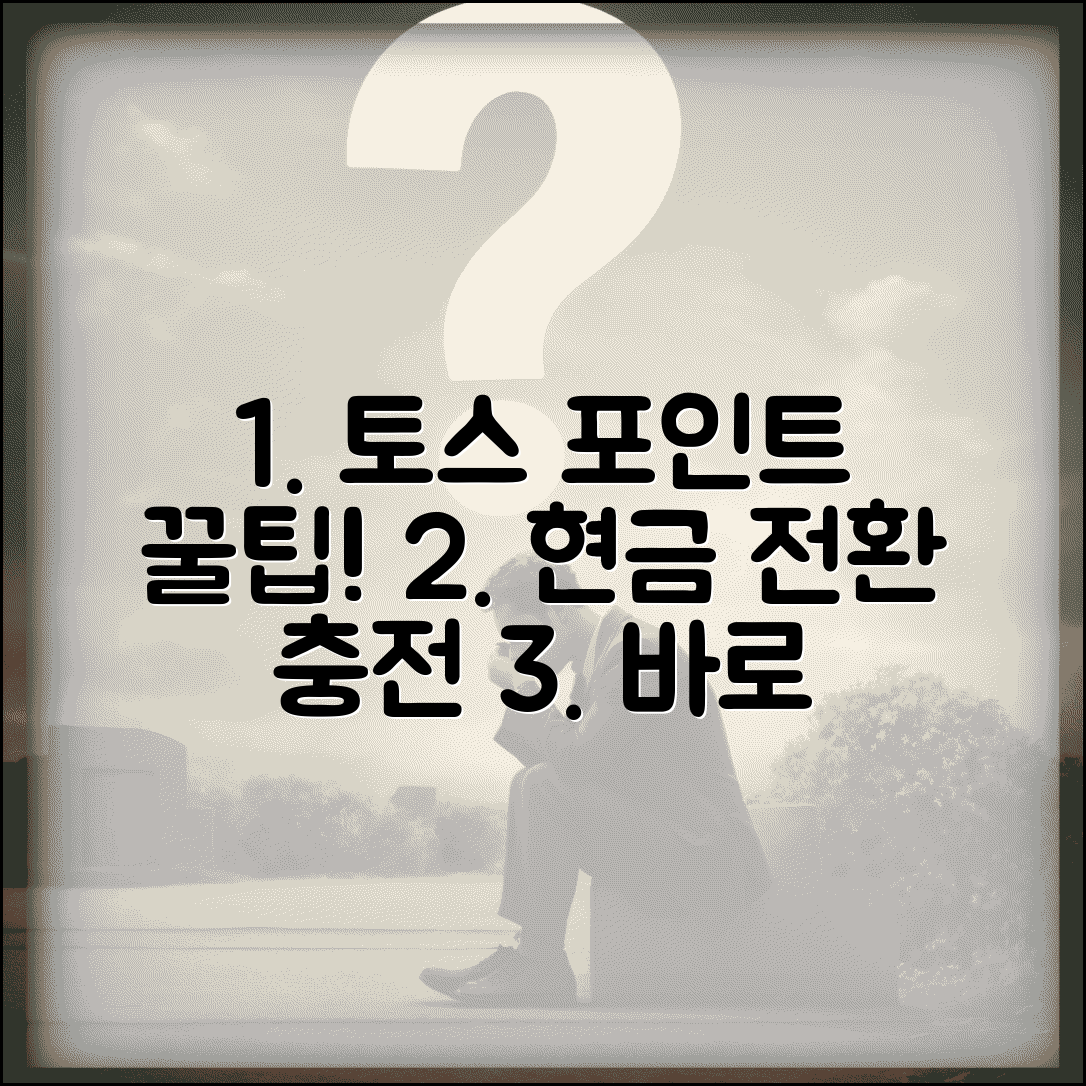 토스 포인트 현금 전환 방법과 충전 총정리