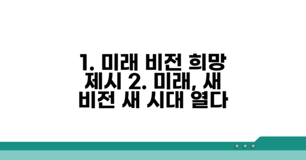 미래 전망과 비전 제시