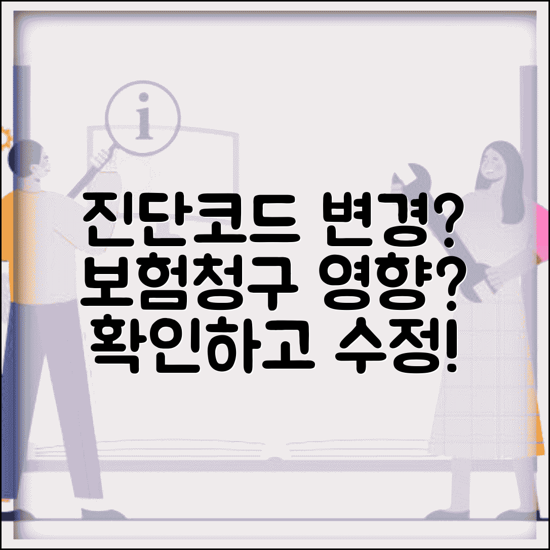 진단코드 변경 사유와 절차 | 보험청구 영향 및 수정 방법 총정리