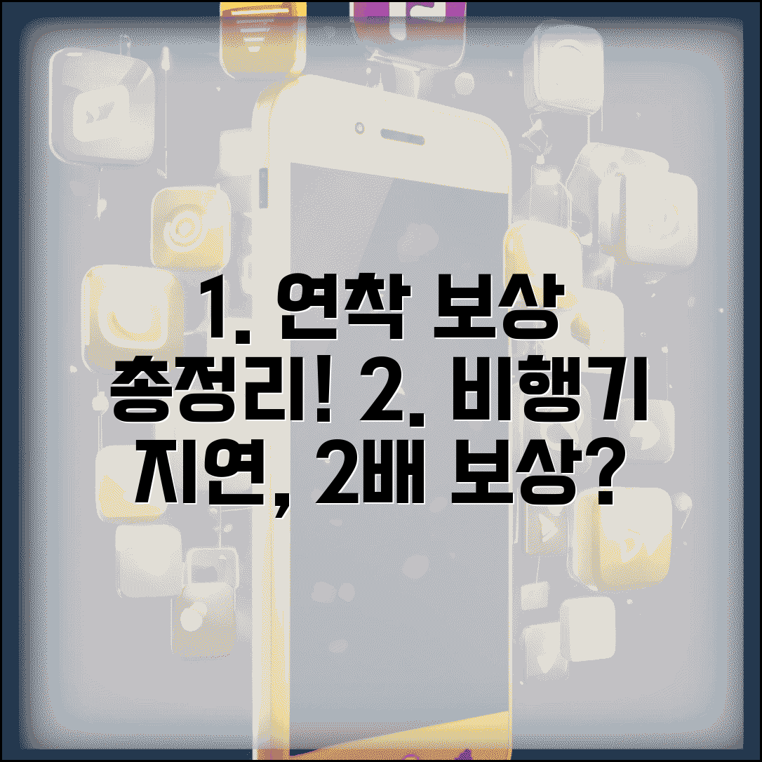 항공사 연착 보상 | 비행기 연착 지연 보상 청구 방법 및 절차 총정리