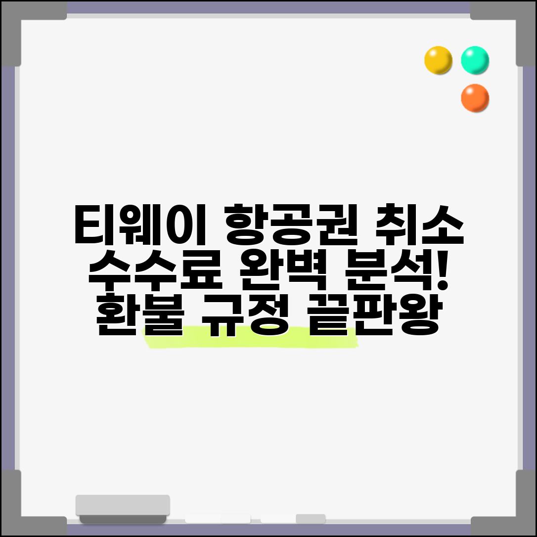 티웨이항공 취소수수료 | 티웨이항공 항공권 취소 수수료 완벽가이드