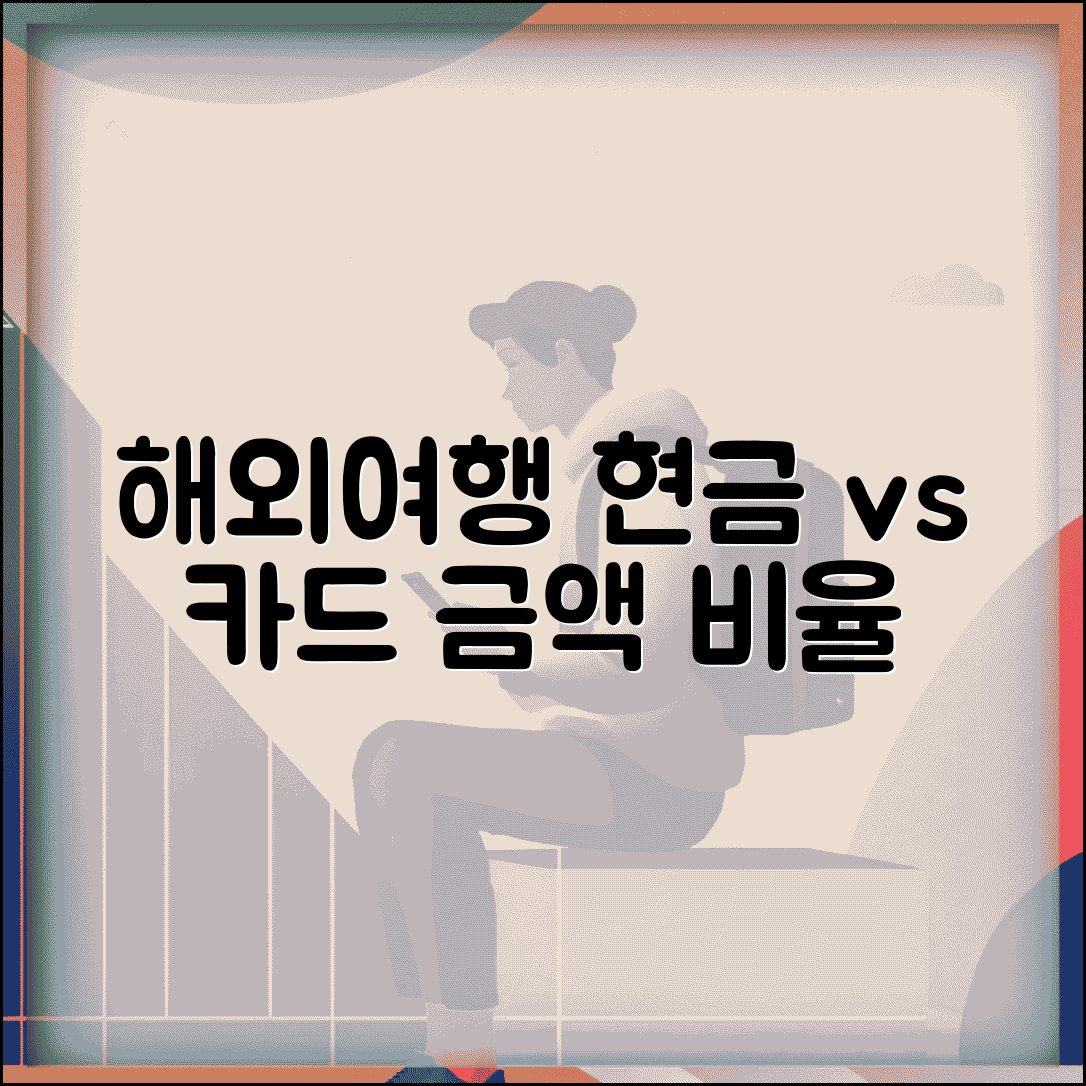 해외여행 현금 vs 카드 비율 적정 금액 | 현지 통화 얼마나 가져가나?