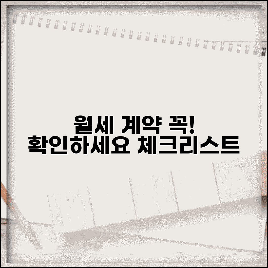 월세 계약 체크리스트 주의 사항 | 월세 계약 전 확인 리스트