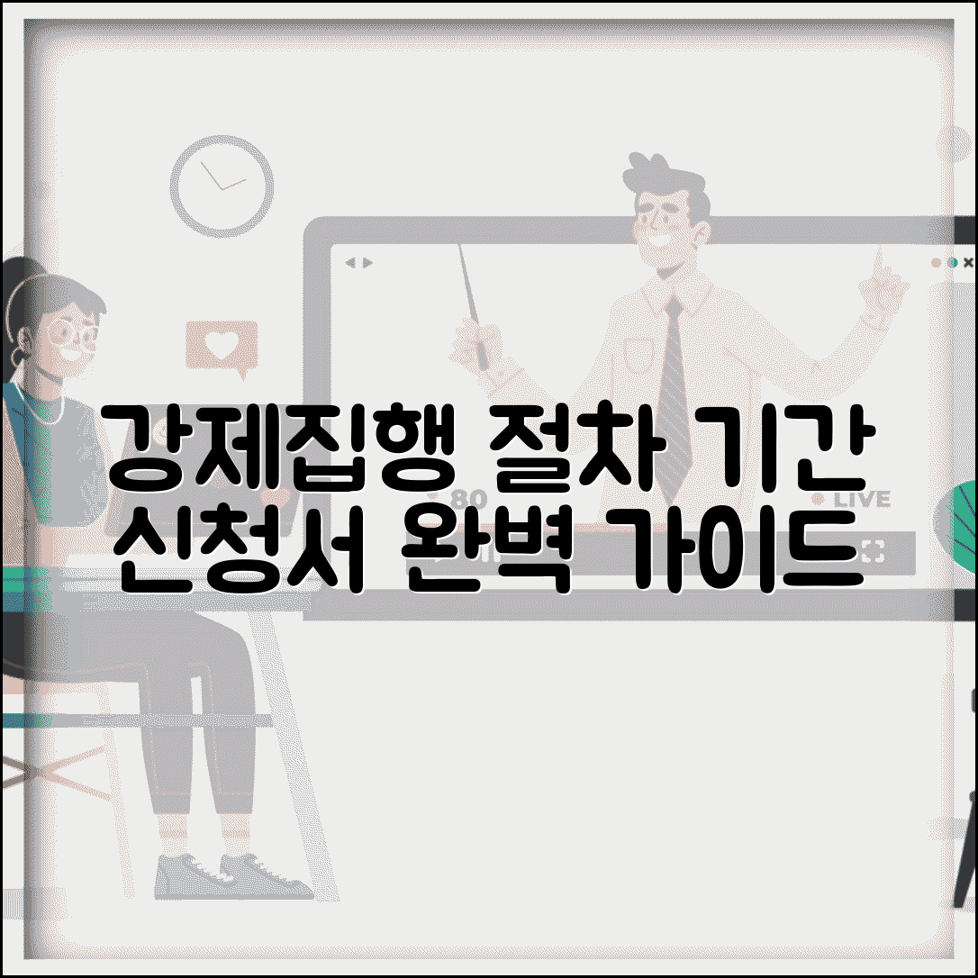 강제집행 절차 및 기간 | 강제집행신청서 작성 완벽가이드