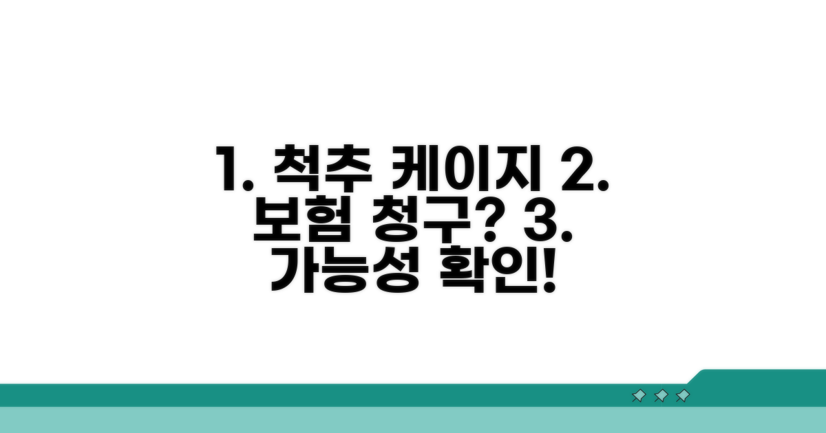 척추 케이지 실손 청구 가능성 확인