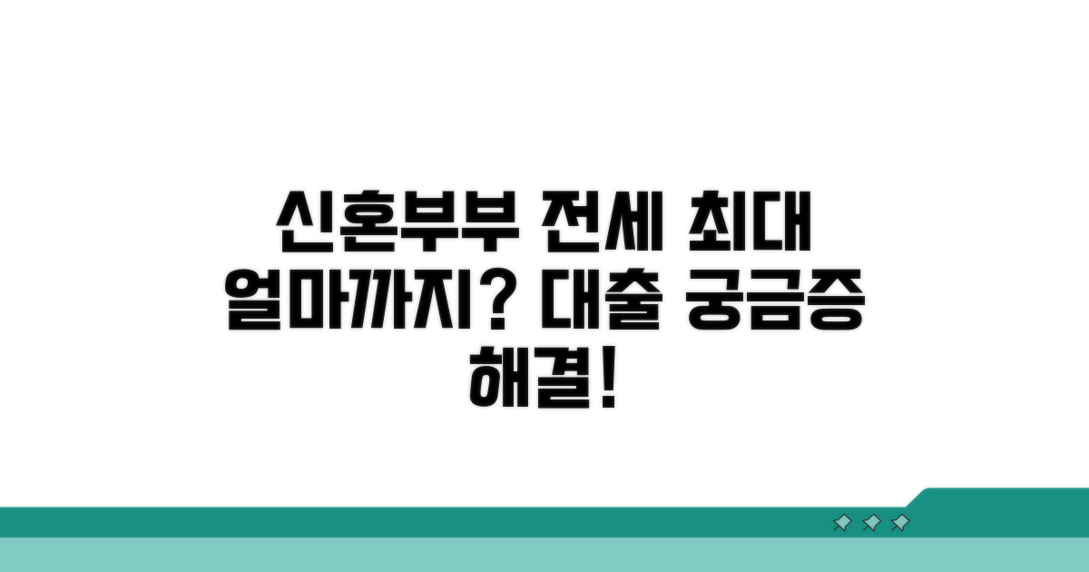신혼부부 전세자금대출, 얼마까지?