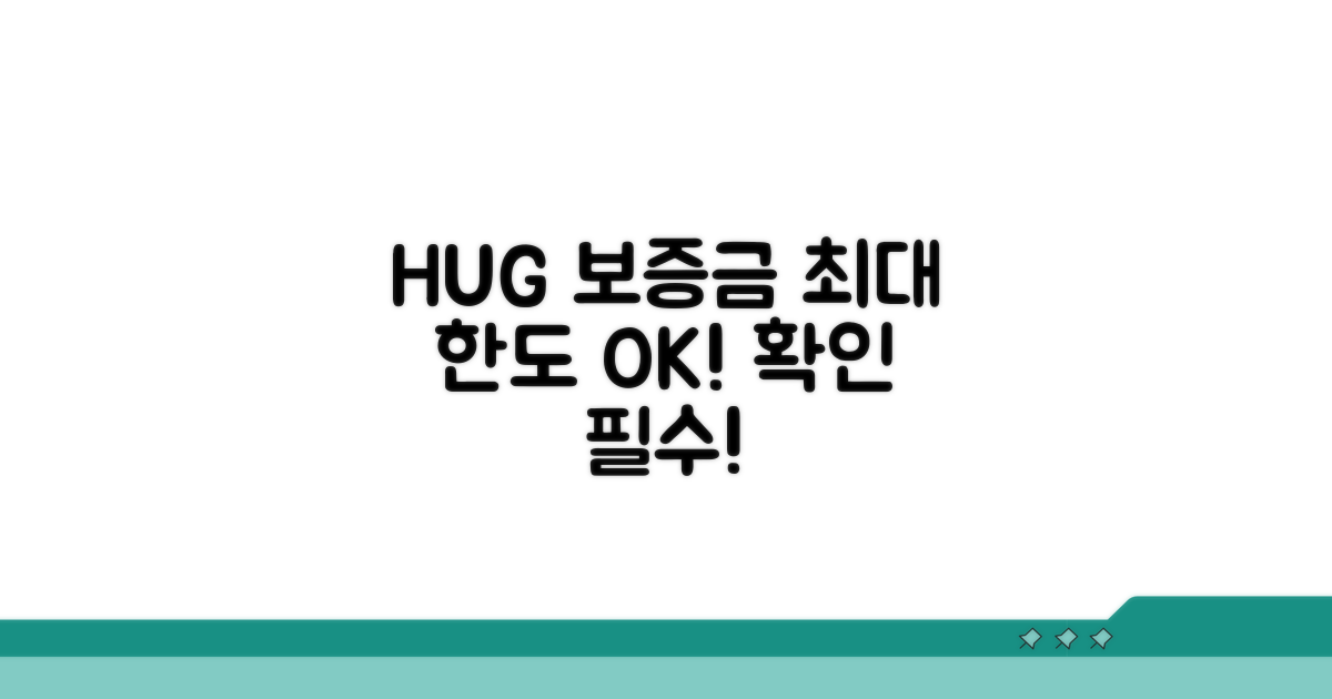 HUG 보증금 최대 한도 확인하기
