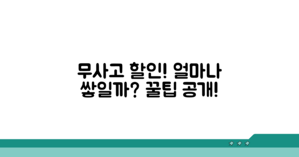 무사고 할인 기간, 얼마나 쌓이나요?