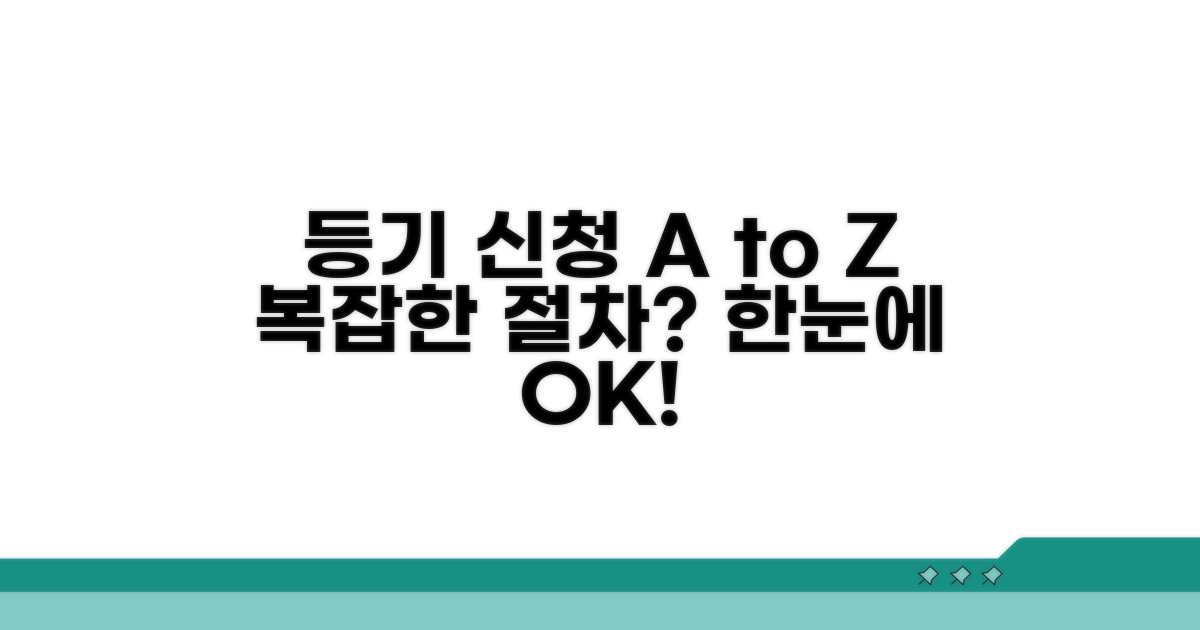 등기 신청 절차 상세 안내