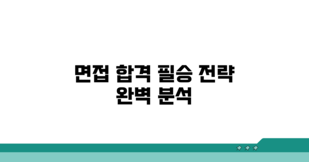면접 핵심 전략 완벽 분석