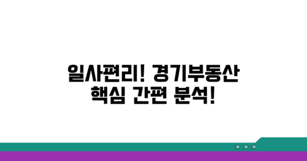 일사편리 경기부동산 핵심 기능