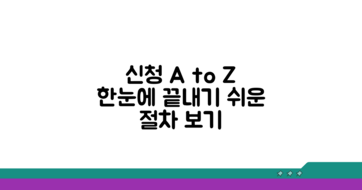 신청 방법과 절차 한눈에 보기