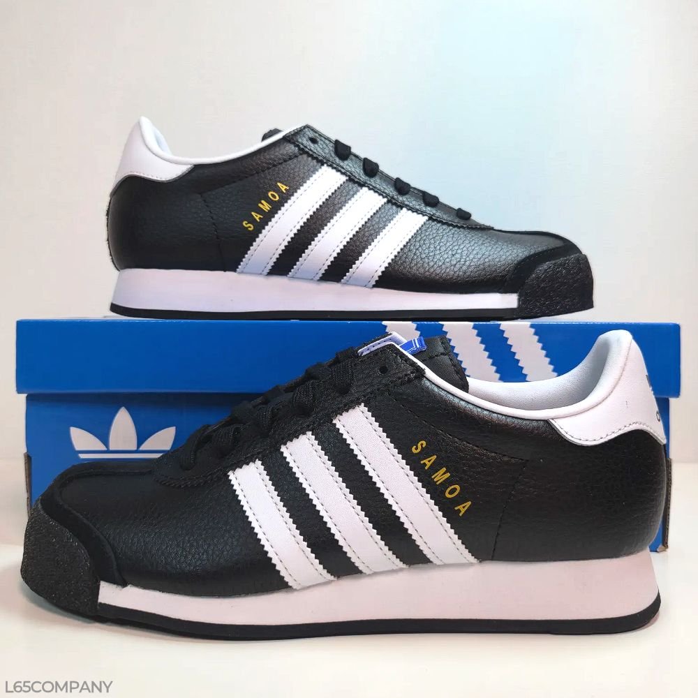 아디다스 사모아 여성 남성 공용 운동화 블랙 스웨이드 가죽 스니커즈 학생 신발 스포츠양말제공쿠폰할인 상세 이미지 2