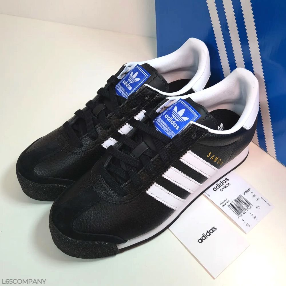 아디다스 사모아 여성 남성 공용 운동화 블랙 스웨이드 가죽 스니커즈 학생 신발 스포츠양말제공쿠폰할인 상세 이미지 1
