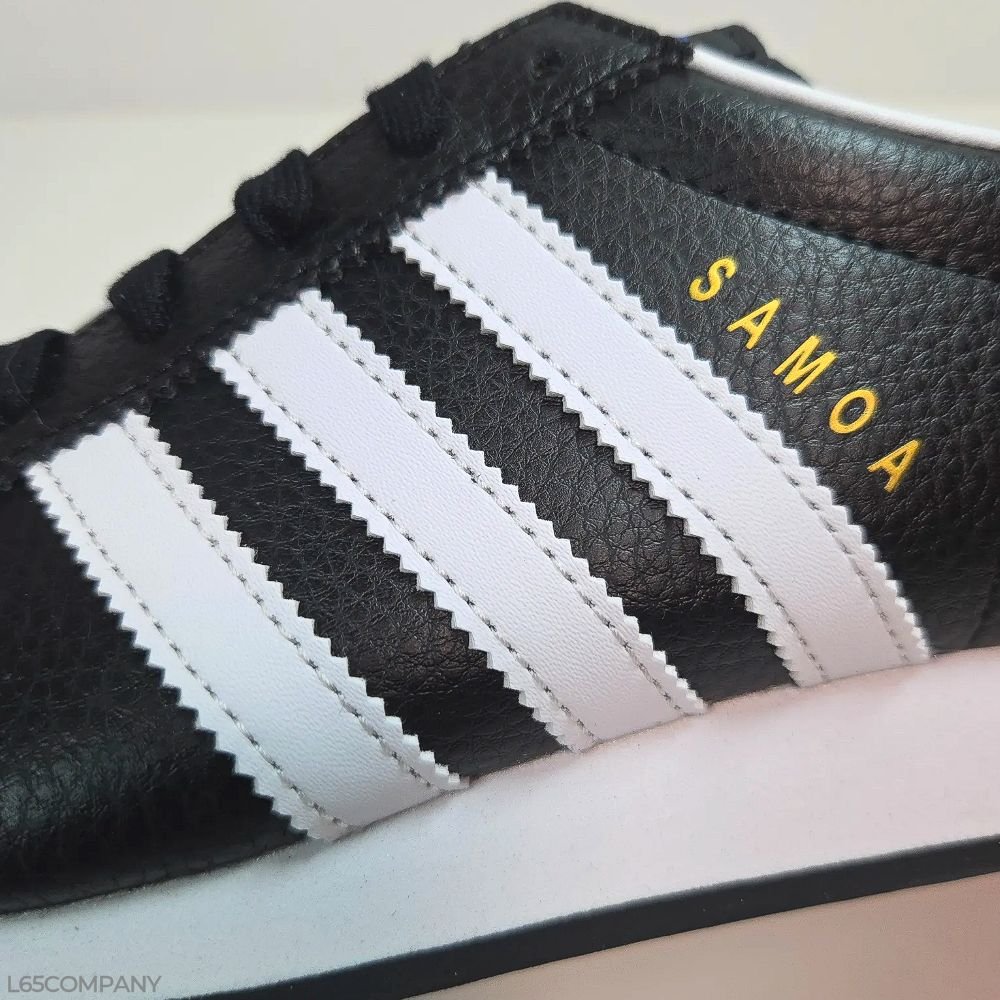 아디다스 사모아 여성 남성 공용 운동화 블랙 스웨이드 가죽 스니커즈 학생 신발 스포츠양말제공쿠폰할인 상세 이미지 2