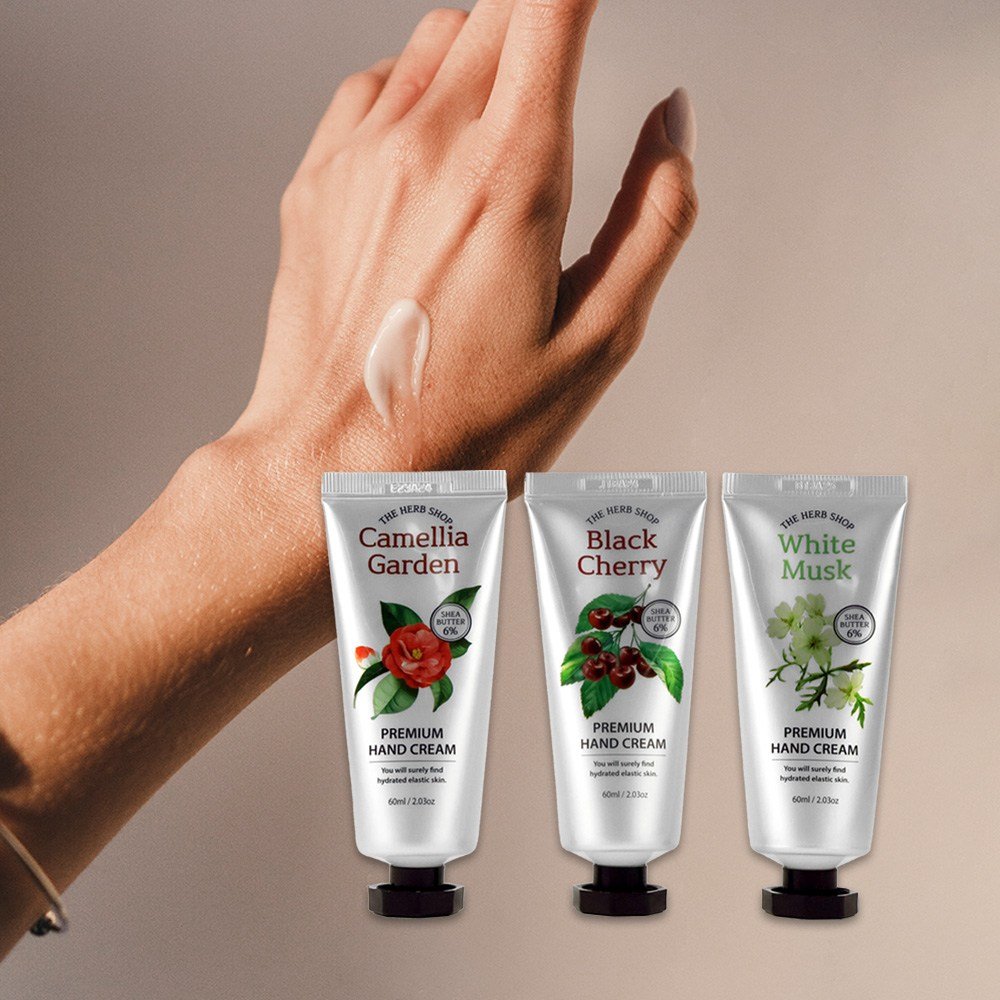 은비가 가성비핸드크림 더허브샵 핸드크림 60ml, 동백 상세 이미지 1