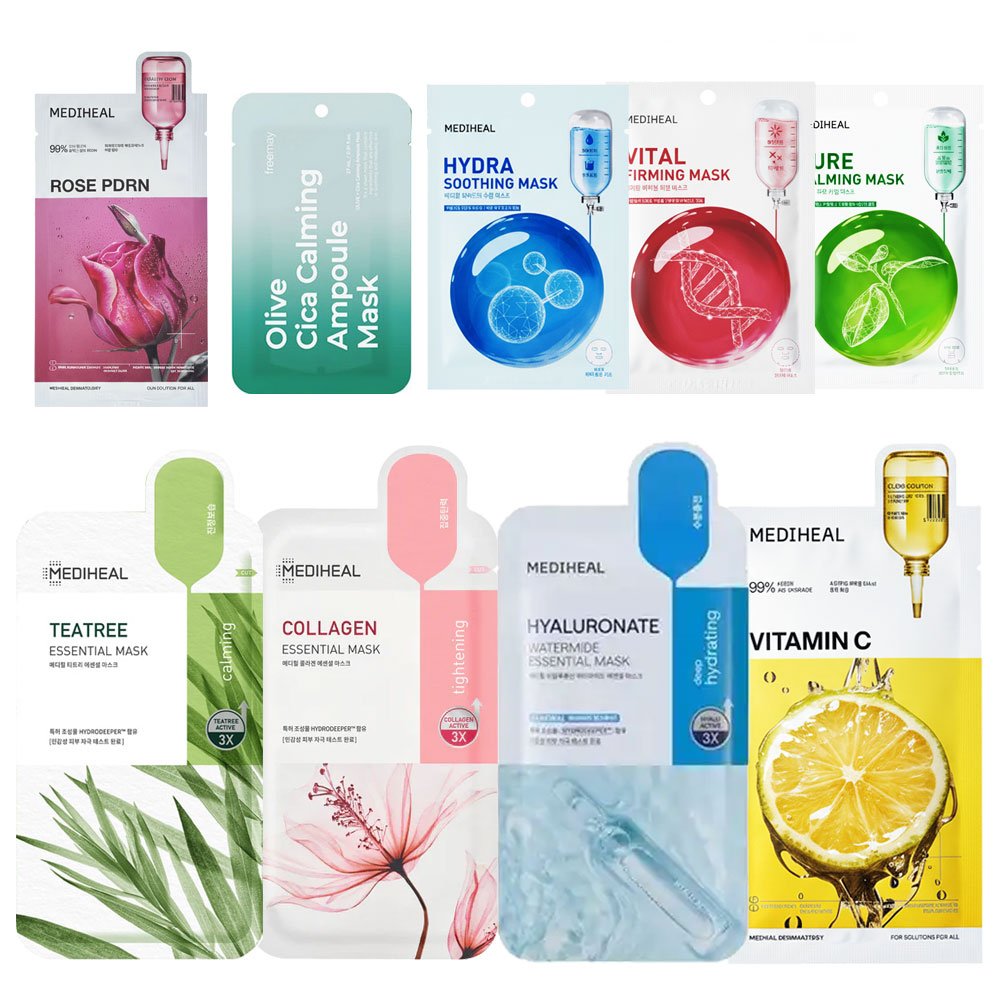 메디힐 마스크 시트 팩 세트 티트리 베스트 10종, 30매, 3개, 10개입 상세 이미지 1