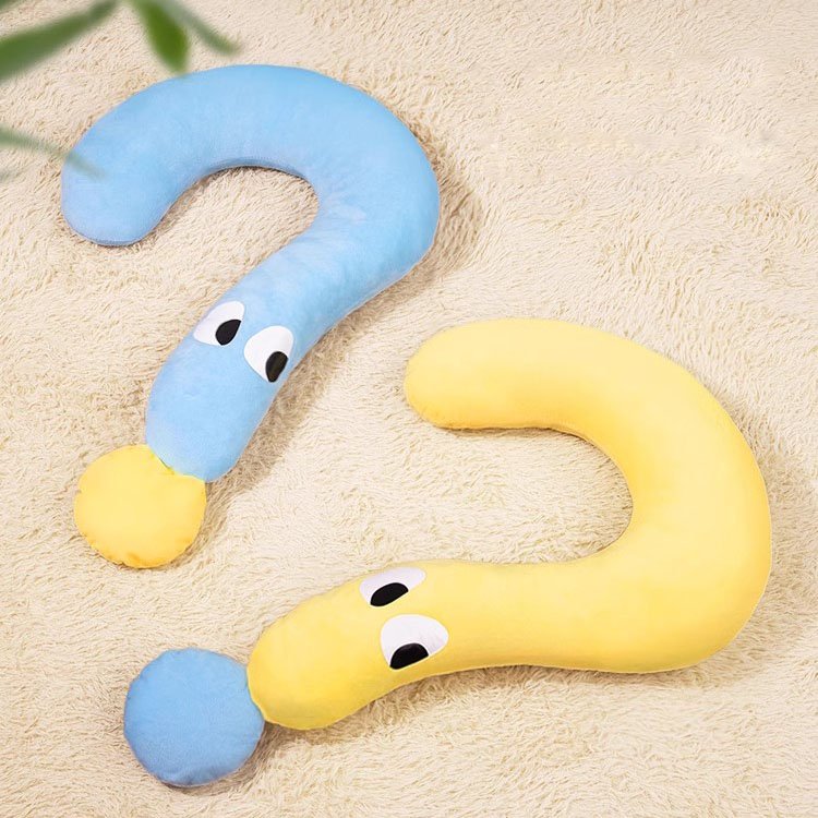 강아지 베개 사계절 공용 장난감 애견 매트 목베개 잠자리 고양이 여름 담요 집 용품, 옐로우, 1개 상세 이미지 2